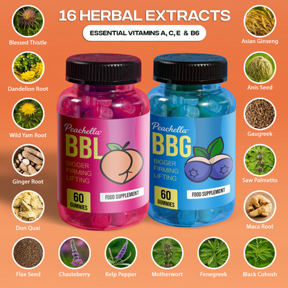 Peachella™ Glow-Up Gummies – Bigger Booty. Fuller Boobs. No Bullsh*t.